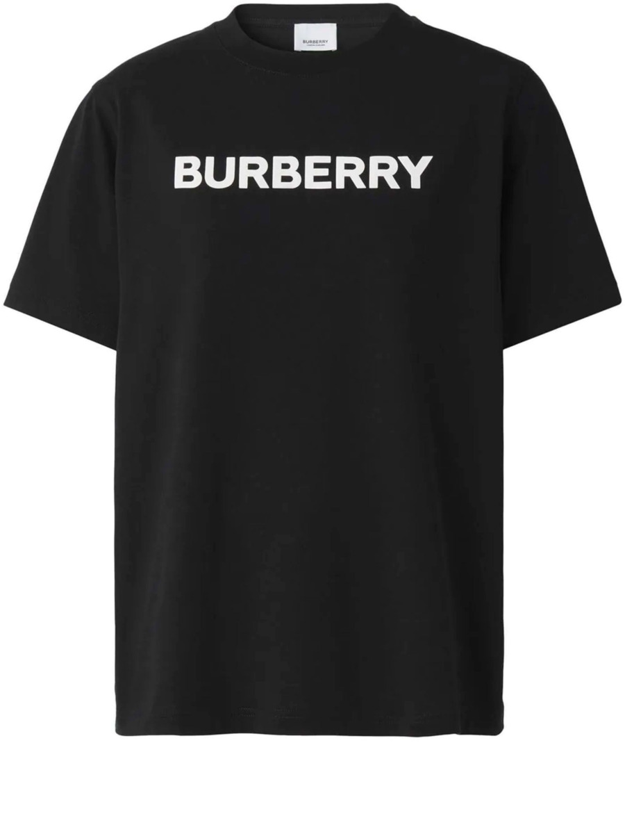 T-Shirt Black - Burberry Woman - Leam GOOFASH