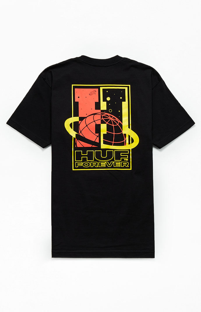 T-Shirt Black - Huf - Gents - Pacsun GOOFASH