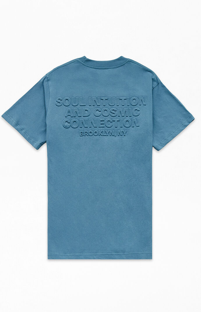 T-Shirt Blue Pacsun Gents GOOFASH