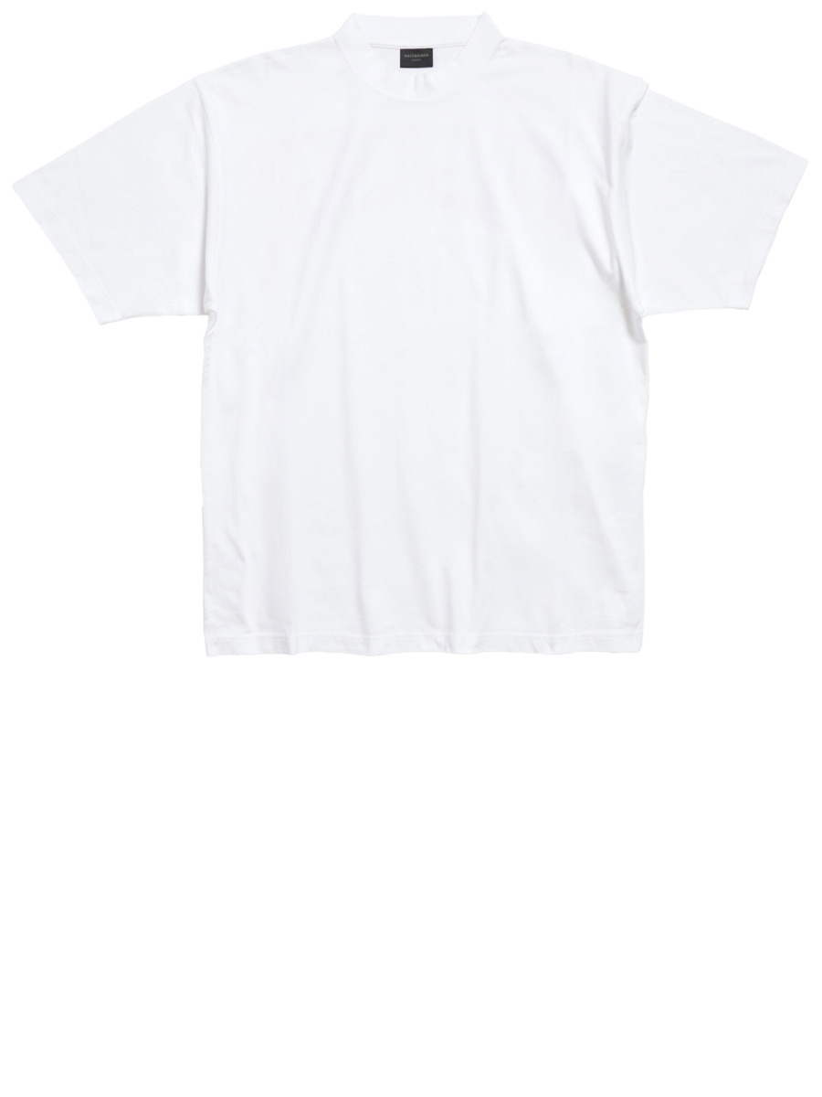 T-Shirt White - Balenciaga Ladies - Leam GOOFASH