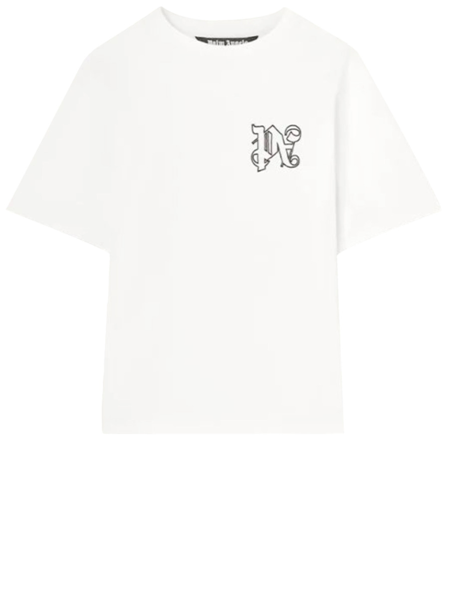 T-Shirt - White - Palm Angels - Leam GOOFASH