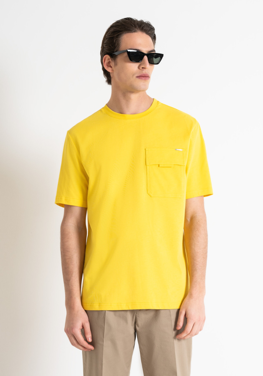 T-Shirt Yellow Men - Antony Morato GOOFASH