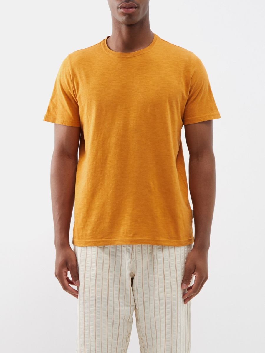 T-Shirt - Yellow - Oliver Spencer - Man - Matches Fashion GOOFASH