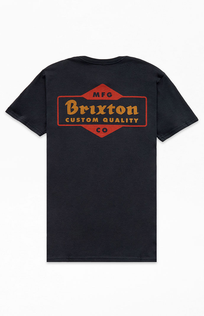 T-Shirt in Black Pacsun - Brixton GOOFASH