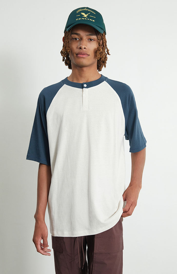 T-Shirt in Blue for Man from Pacsun GOOFASH
