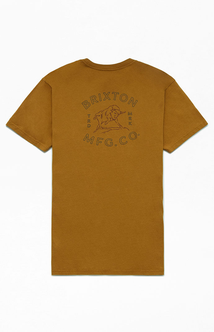 T-Shirt in Brown Brixton - Pacsun GOOFASH