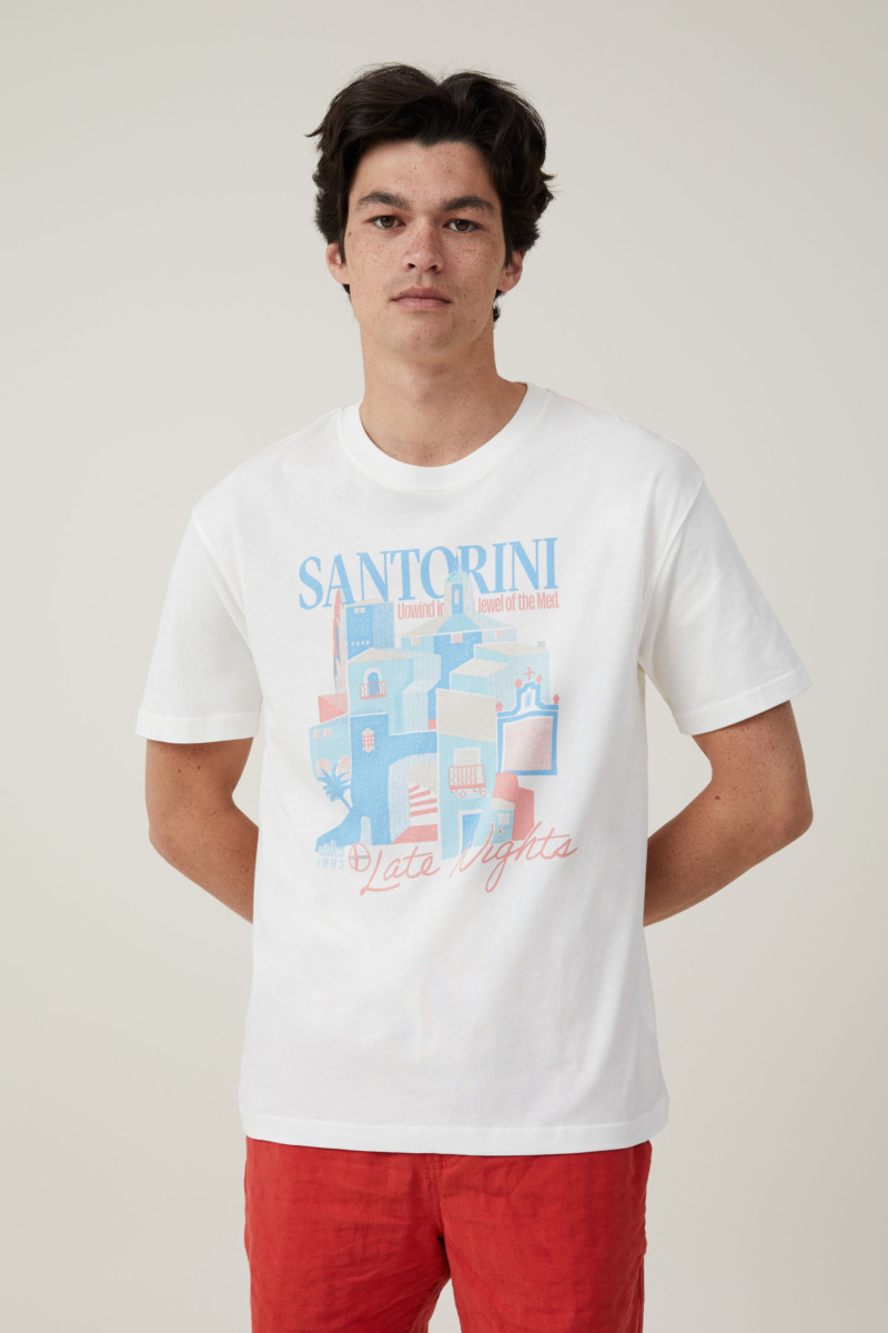 T-Shirt in White for Man at Cotton On GOOFASH
