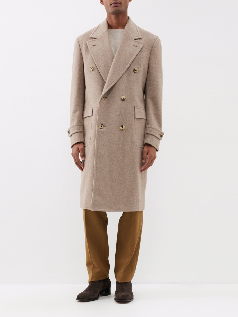 Thom Sweeney Men's Beige Coat by Matches Fashion GOOFASH