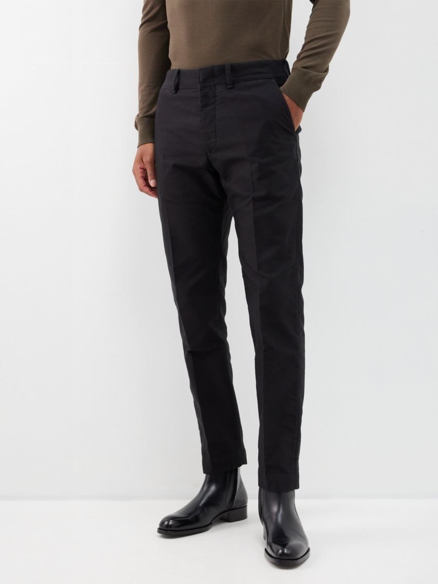 Tom Ford - Black Man Chino Pants Matches Fashion GOOFASH