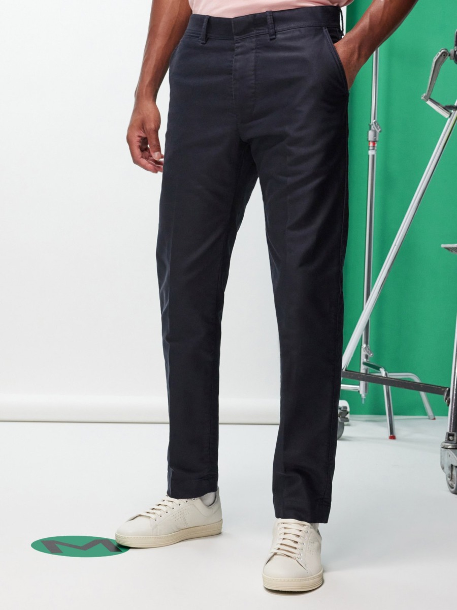 Tom Ford Man Chino Pants Blue - Matches Fashion GOOFASH