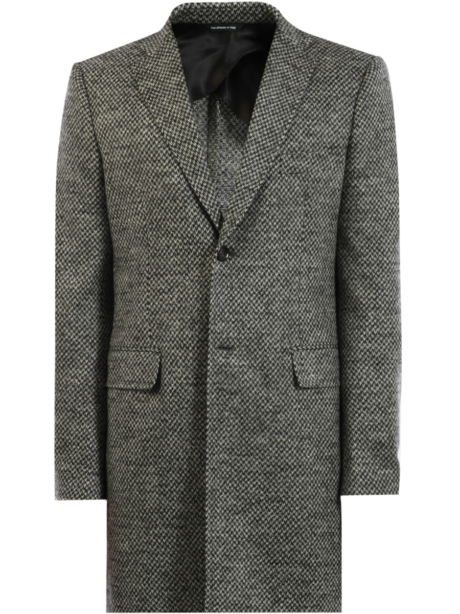 Tonello Men's Coat in Grey from Leam GOOFASH