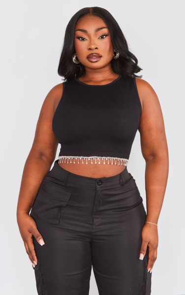 Top Black for Women at PrettyLittleThing GOOFASH
