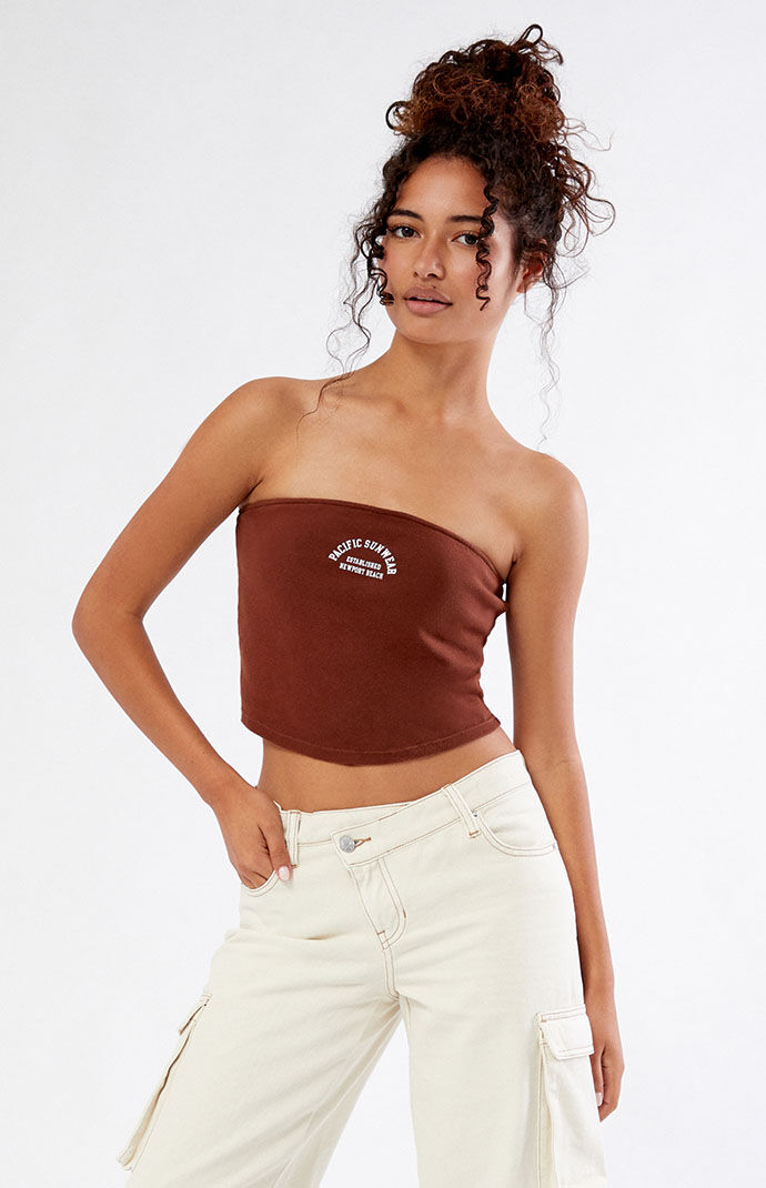 Top Brown for Woman from Pacsun GOOFASH