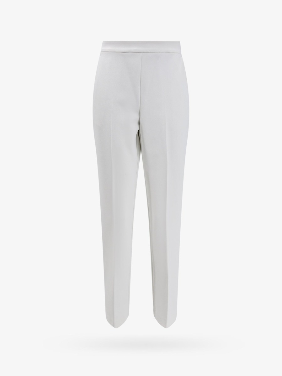 Trousers White for Woman by Nugnes GOOFASH