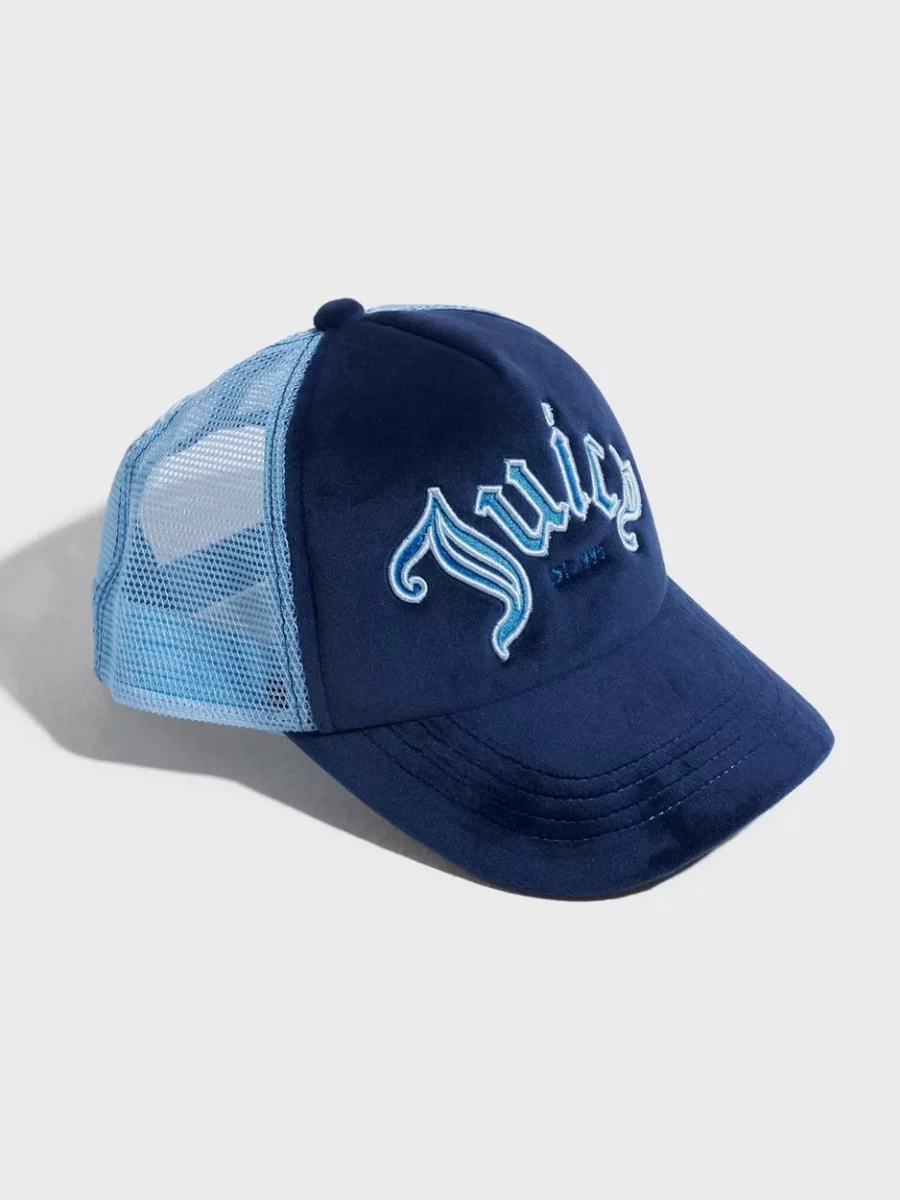 Trucker Cap Blue Nelly Juicy Couture Woman GOOFASH