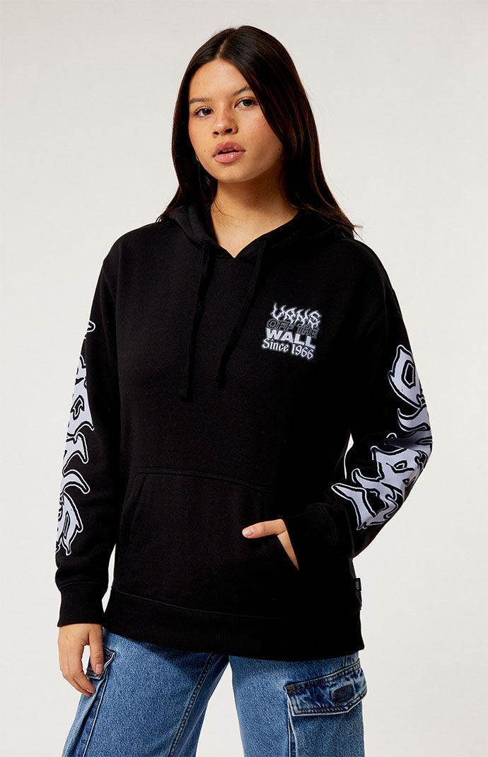 Vans Black Hoodie for Woman from Pacsun GOOFASH
