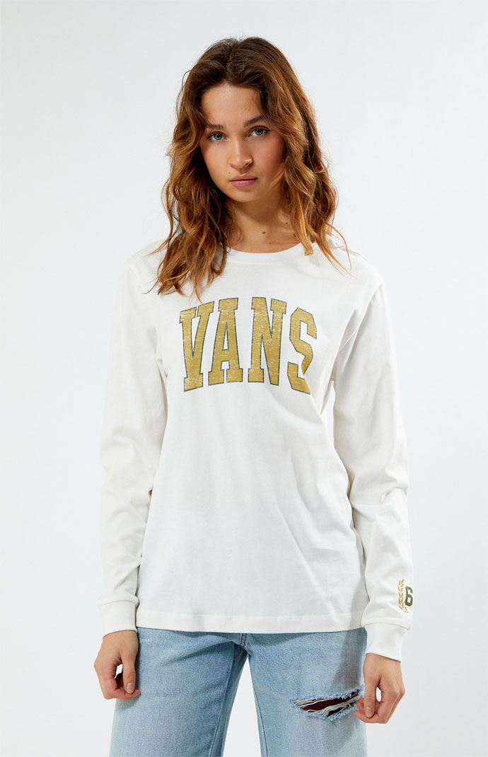 Vans White T-Shirt for Women from Pacsun GOOFASH