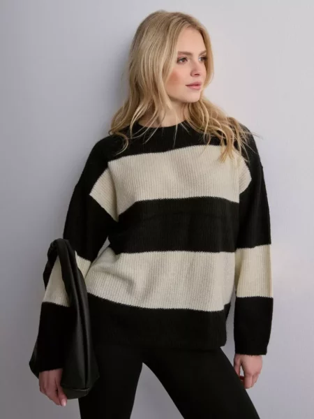 Vero Moda Black Knitted Sweater Nelly Woman GOOFASH