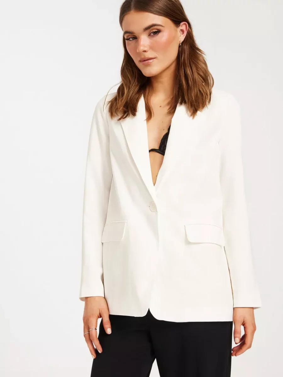 Vero Moda Jacket in White for Women from Nelly GOOFASH