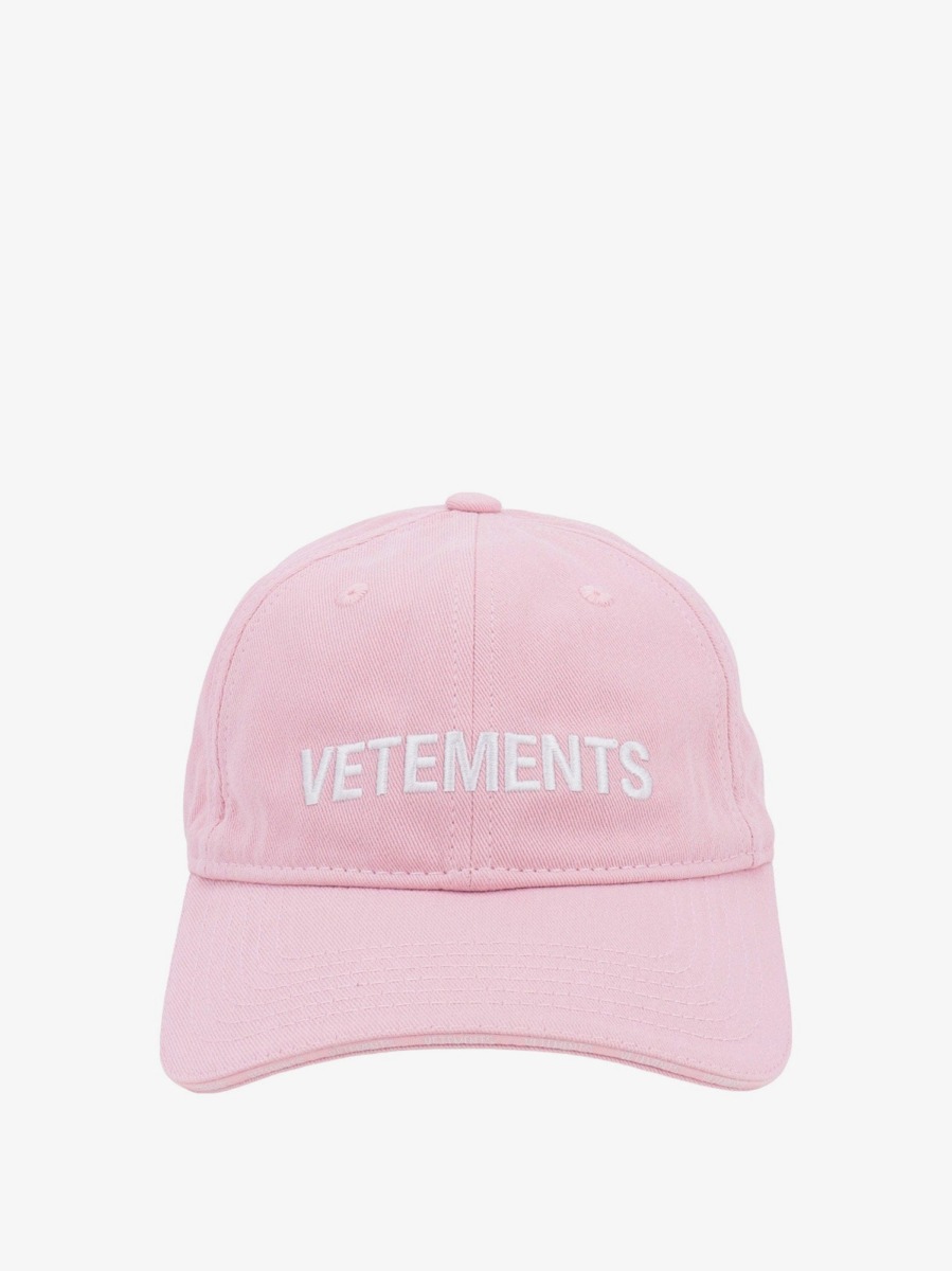 Vetements Womens Pink Hat at Nugnes GOOFASH
