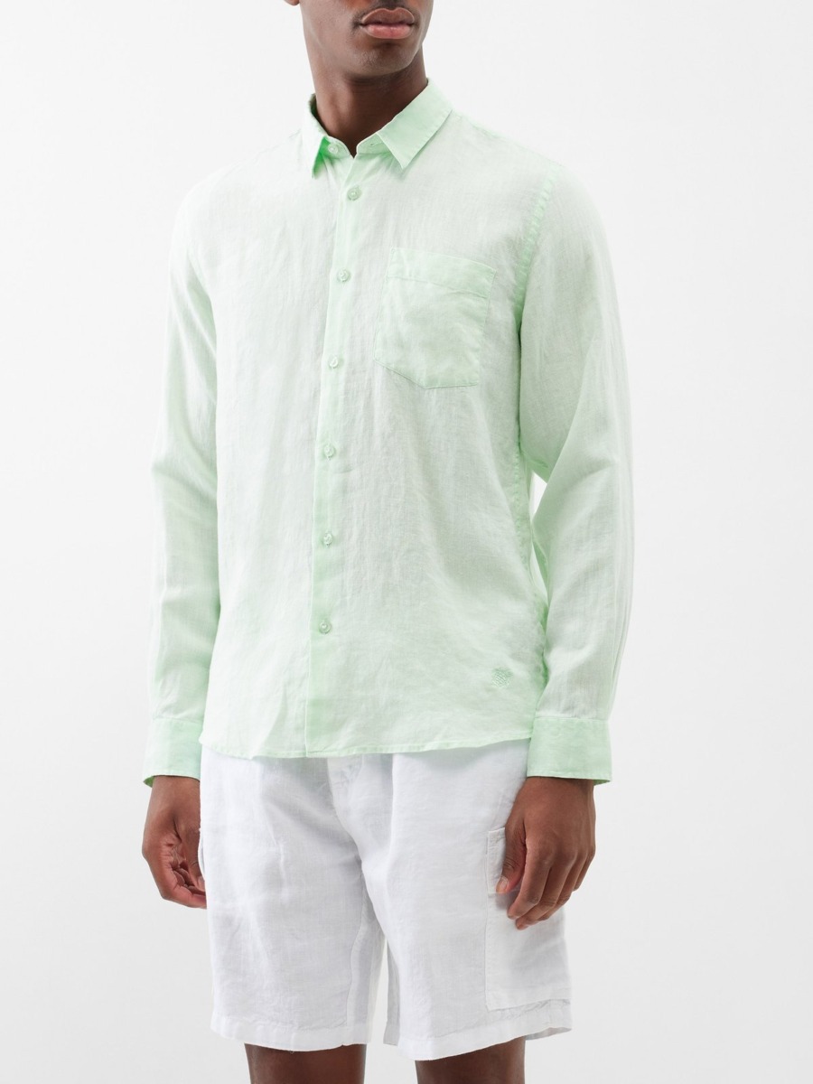 Vilebrequin - Gents Green Shirt by Matches Fashion GOOFASH