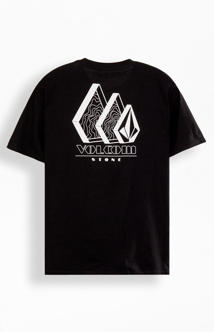 Volcom - Black T-Shirt - Pacsun GOOFASH