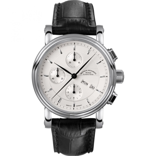 Watch Shop - Chronograph Watch White for Man by Muhle Glashutte GOOFASH