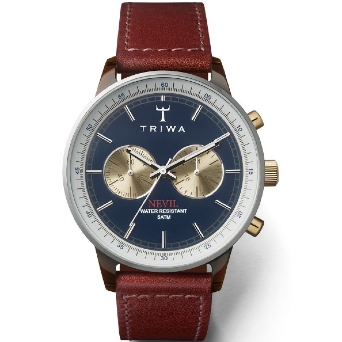 Watch Shop Chronograph Watch in Blue Triwa GOOFASH