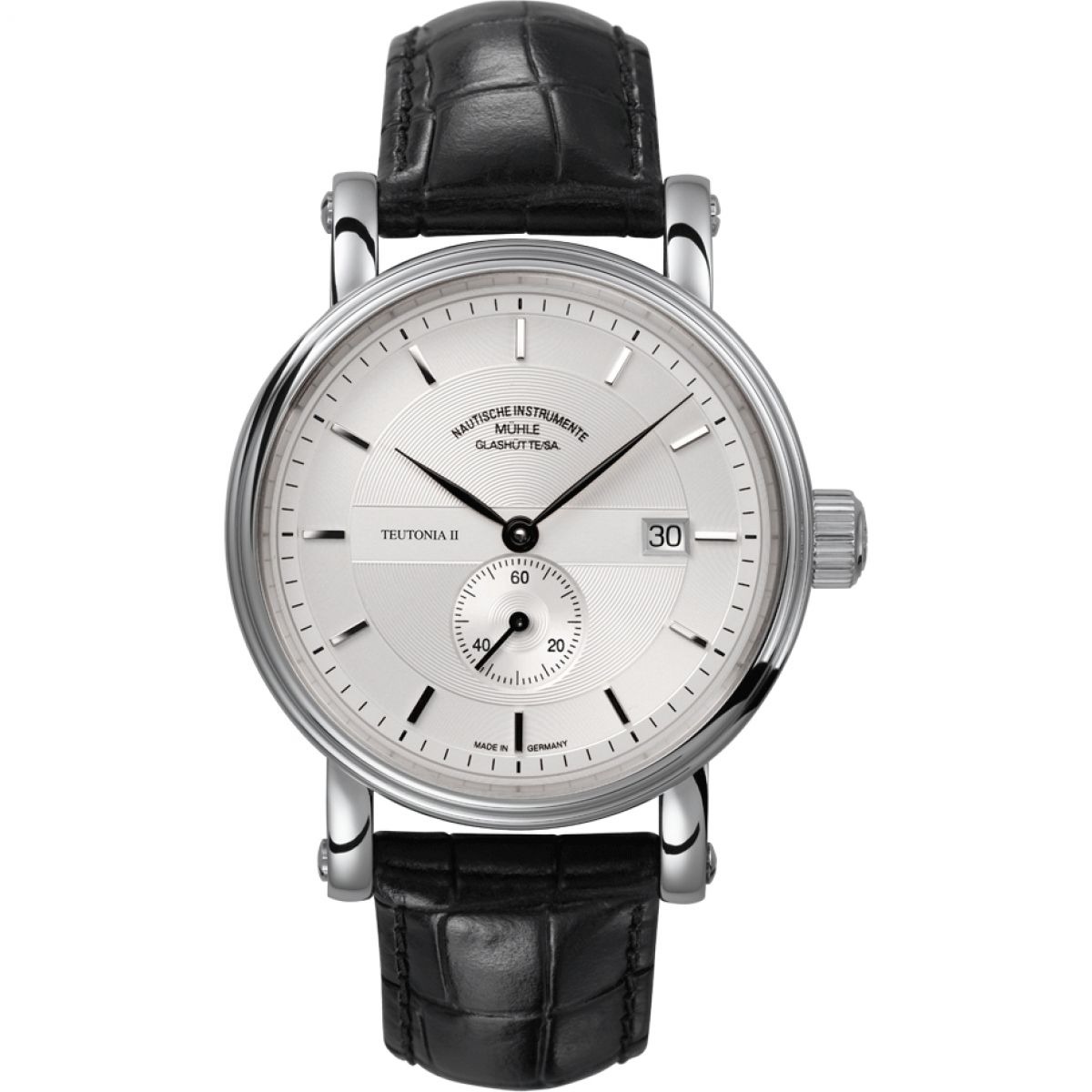 Watch Shop - Gents Watch in Silver from Muhle Glashutte GOOFASH