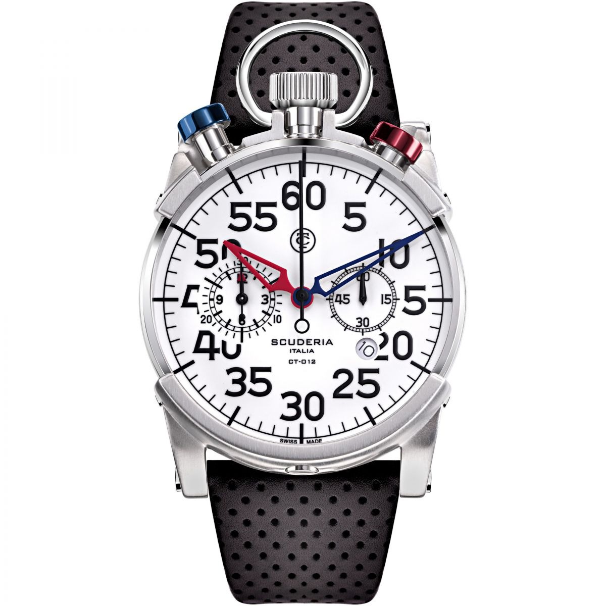 Watch Shop Man White Chronograph Watch from Ct Scuderia GOOFASH