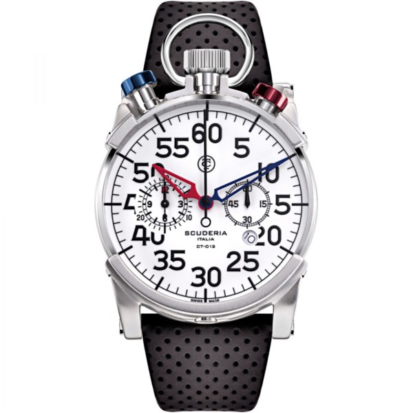 Watch Shop Man White Chronograph Watch from Ct Scuderia GOOFASH