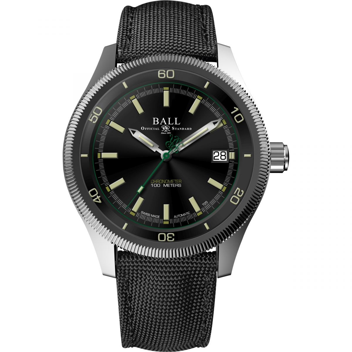 Watch Shop - Watch in Black for Man by Ball GOOFASH