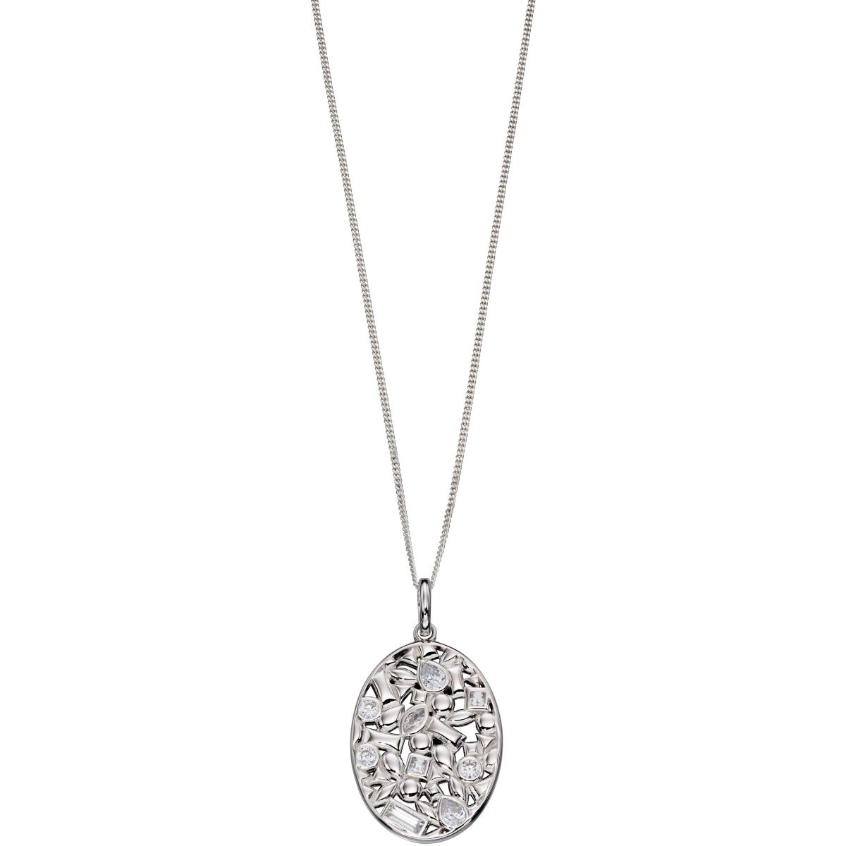 Watch Shop - Women's Necklace Silver from Elements GOOFASH
