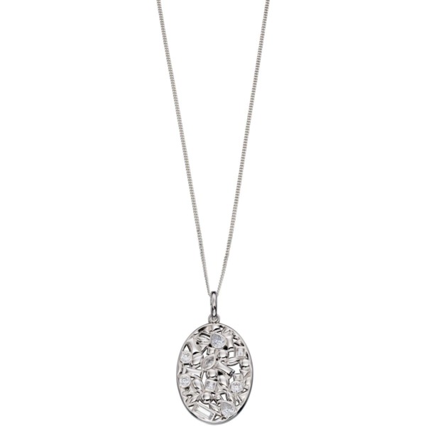 Watch Shop - Women's Necklace Silver from Elements GOOFASH