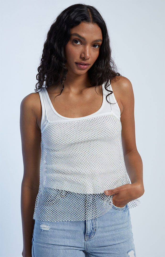 Weworewhat - Womens Top in White - Pacsun GOOFASH