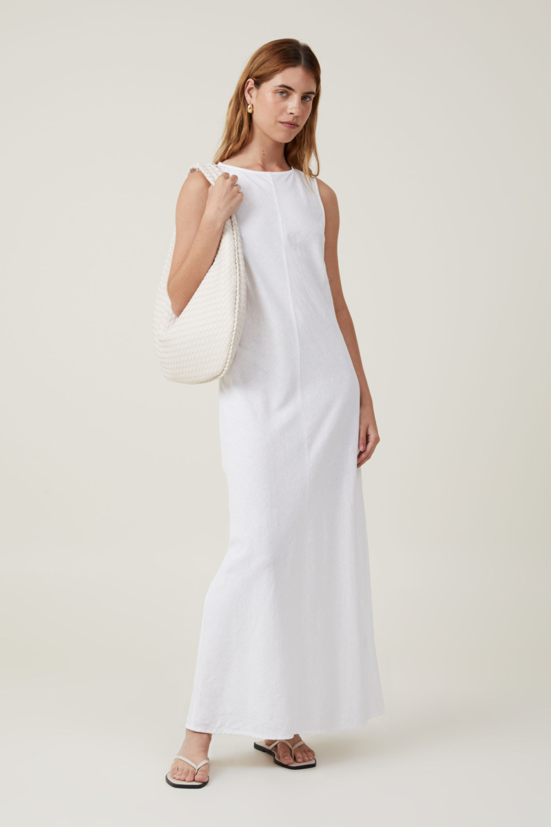 White Lady Maxi Dress Cotton On GOOFASH
