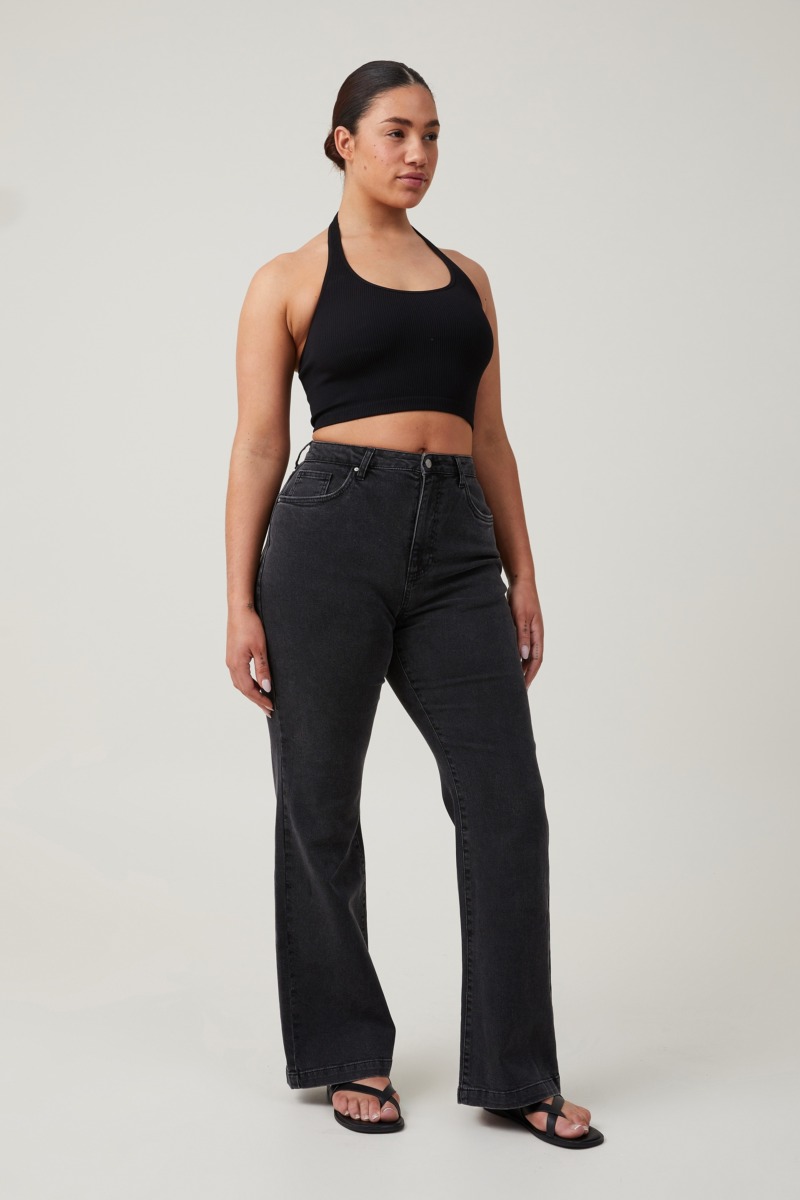 Woman Black - Bootcut Jeans - Cotton On GOOFASH