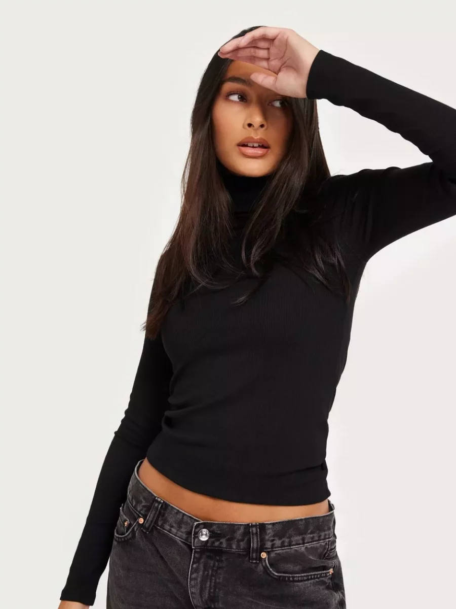 Woman Black - Knit Top - Nelly GOOFASH