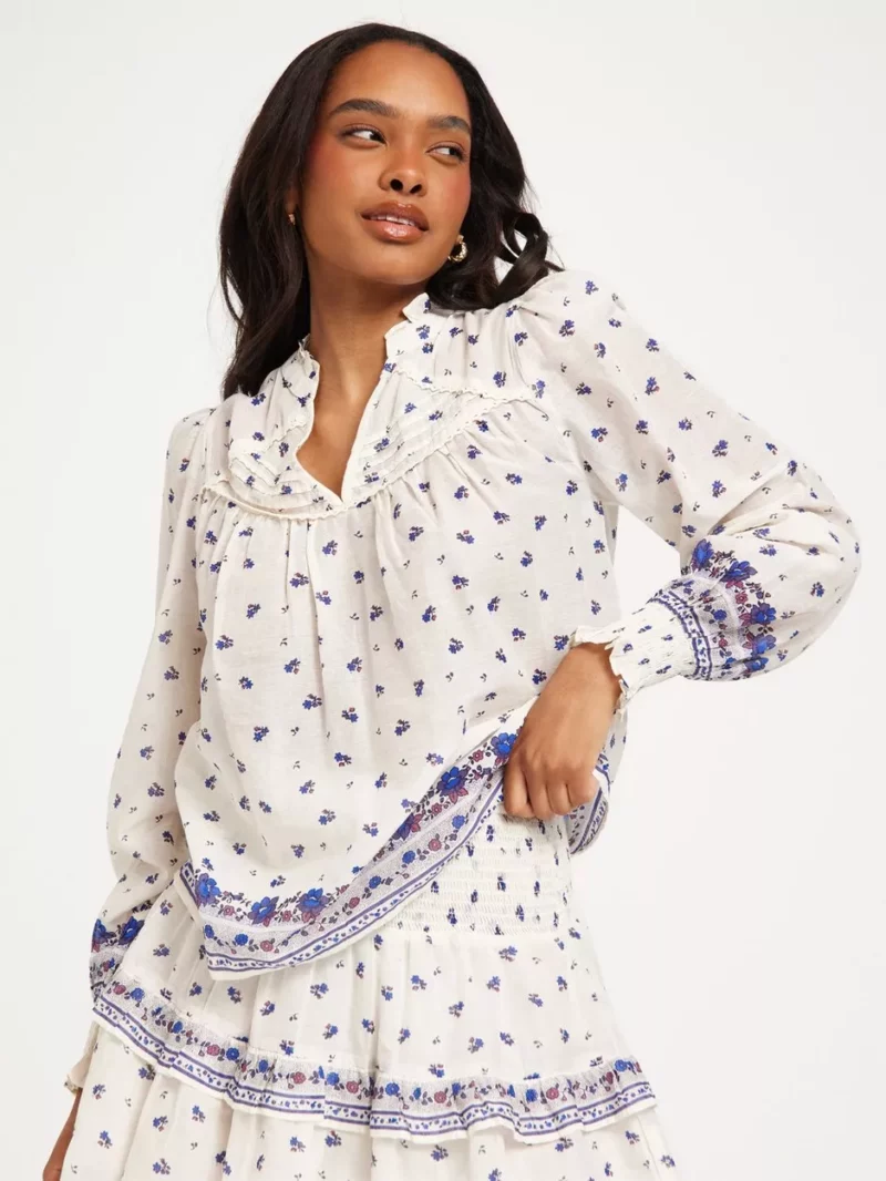 Woman Blouse - Blue - Nelly GOOFASH