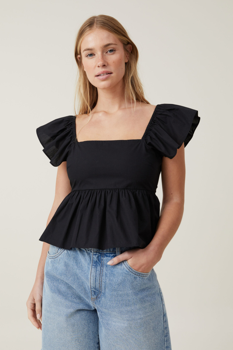 Woman Blouse in Black by Cotton On GOOFASH