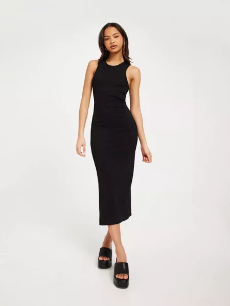 Woman Bodycon Dress in Black - Only - Nelly GOOFASH