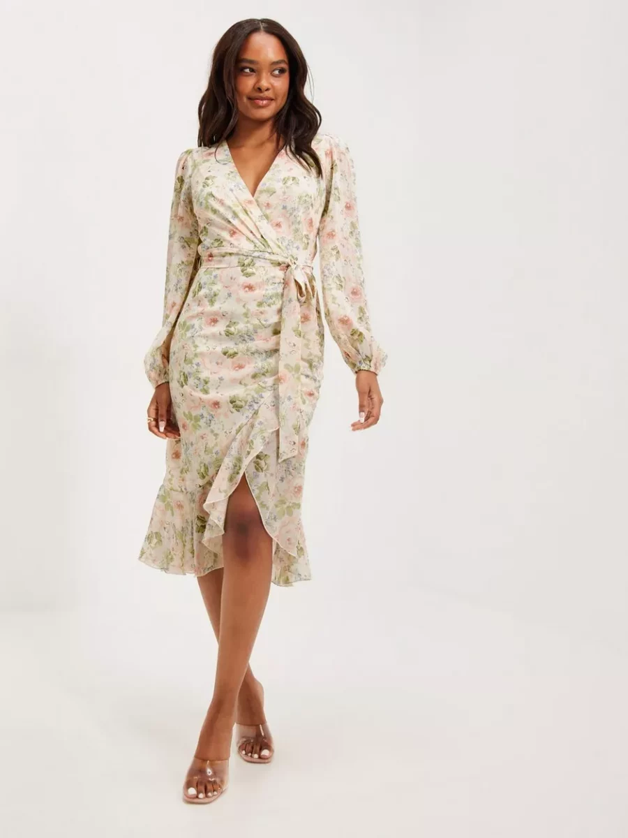 Woman Florals Dress by Nelly GOOFASH