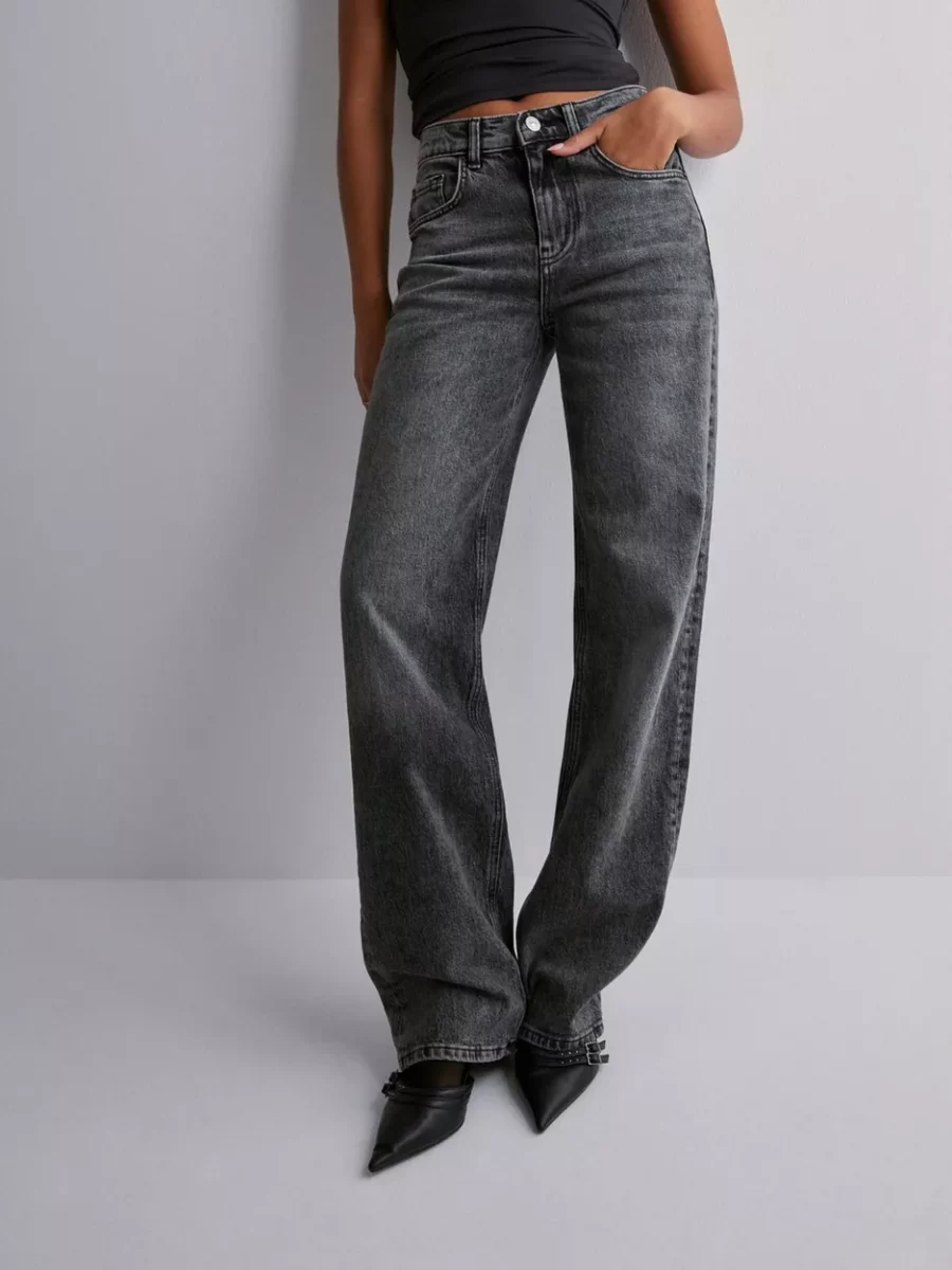 Woman Grey Jeans by Nelly GOOFASH