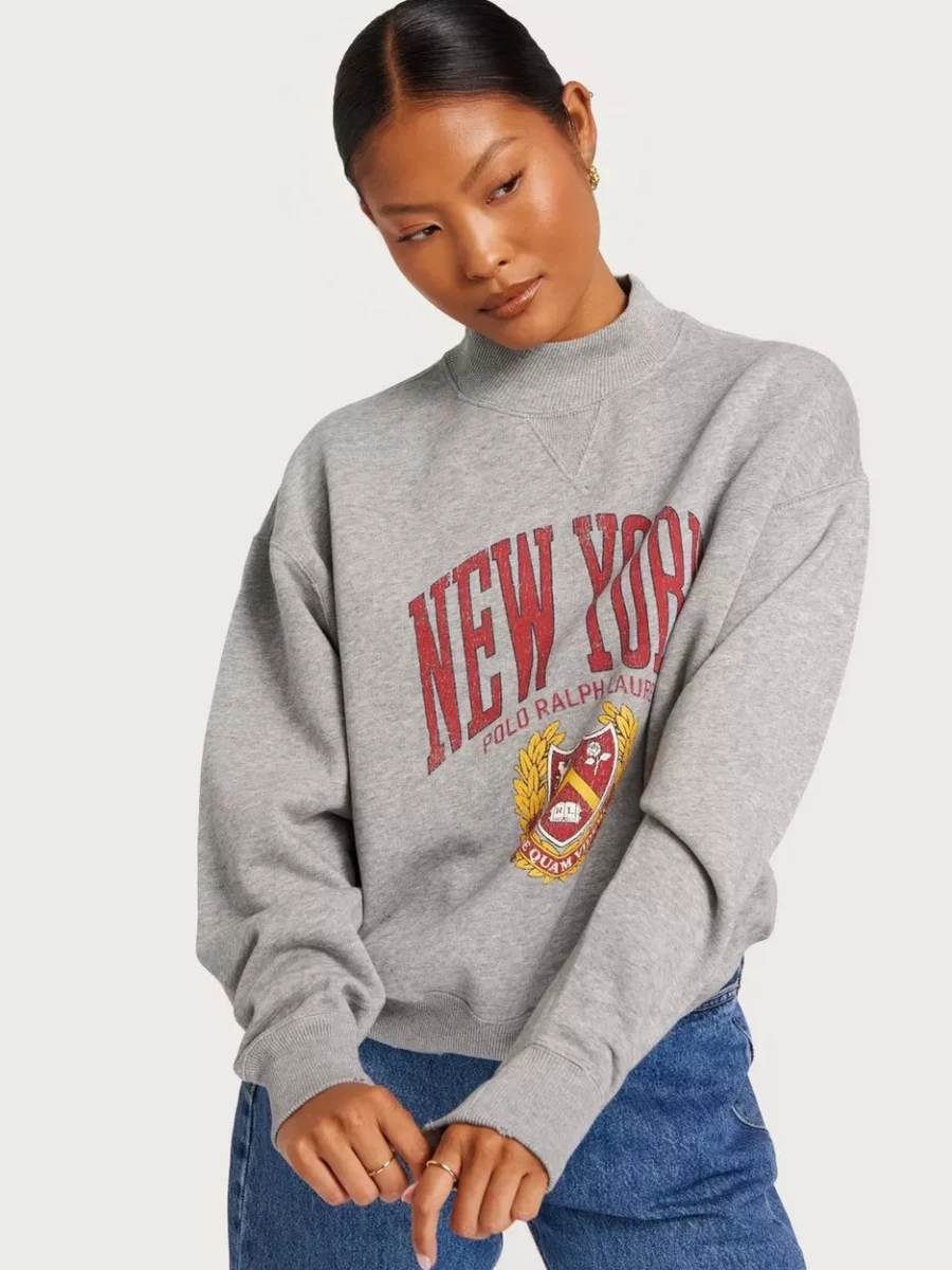 Woman Grey Sweatshirt Ralph Lauren - Nelly GOOFASH