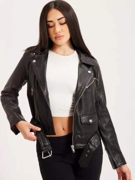 Woman Jacket Black by Nelly GOOFASH