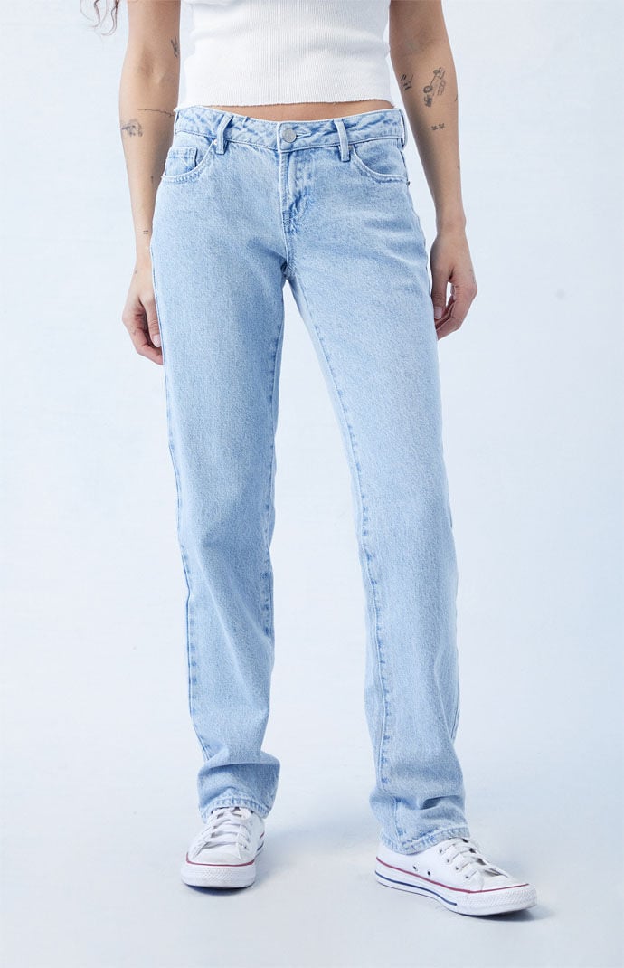 Woman Jeans - Blue - Pacsun GOOFASH
