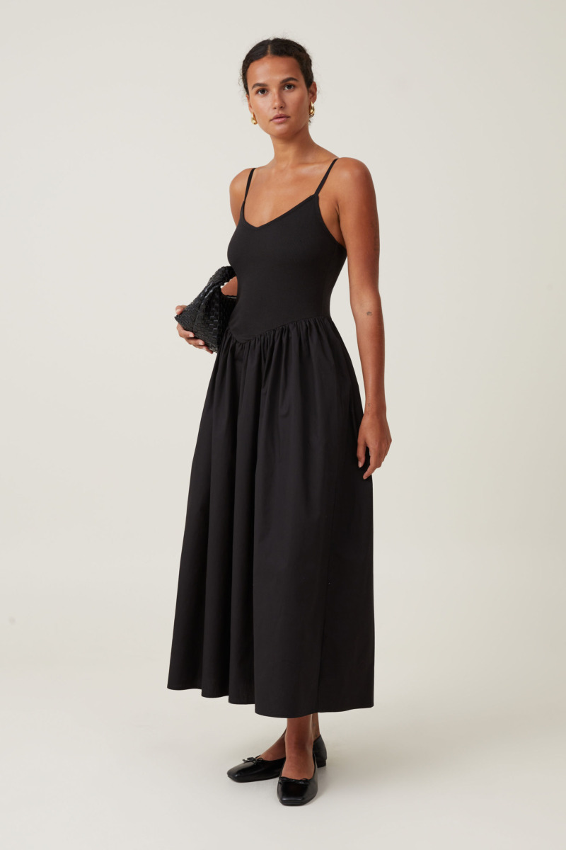 Woman Maxi Dress Black from Cotton On GOOFASH