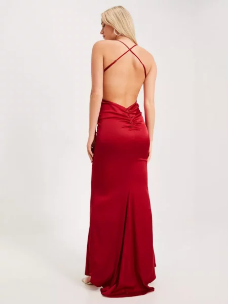 Woman Party Dress Red by Nelly GOOFASH