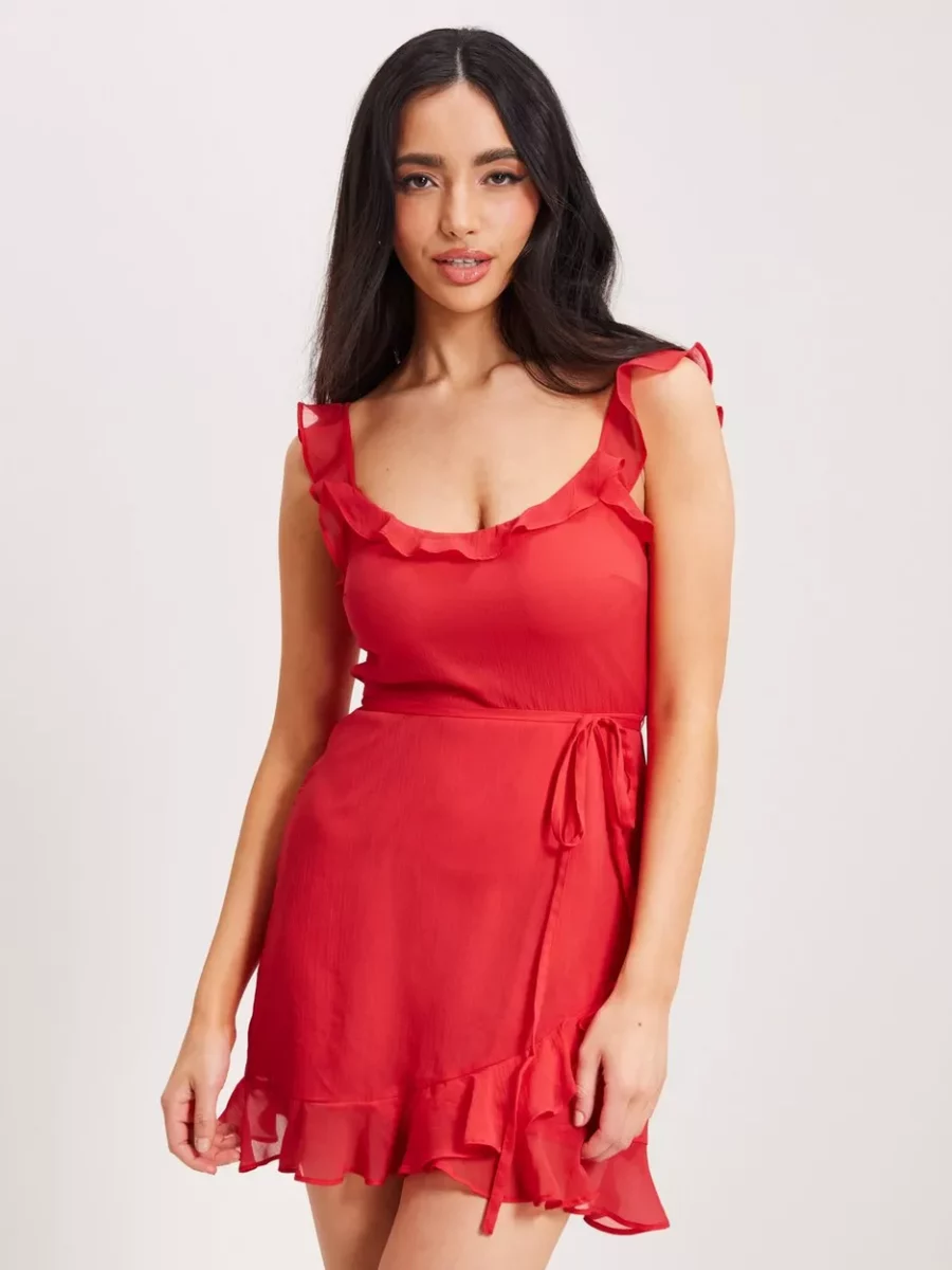 Woman Party Dress Red from Nelly GOOFASH