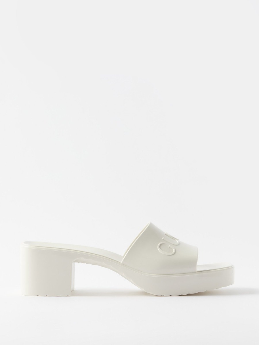 Woman Sandals in White - Gucci - Matches Fashion GOOFASH